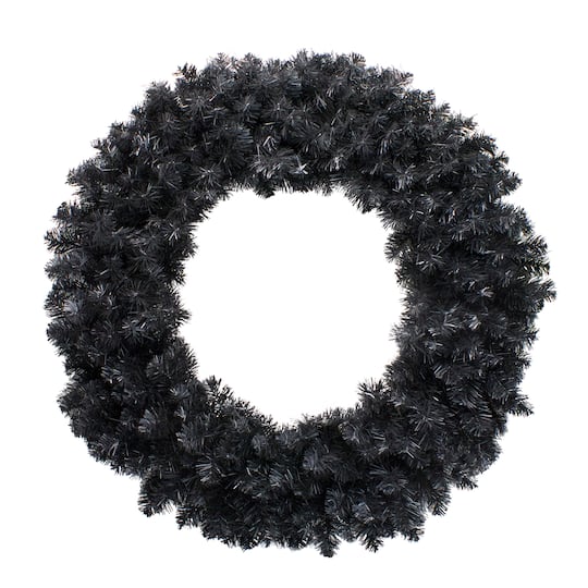 3ft. Black Colorado Spruce Artificial Christmas Wreath